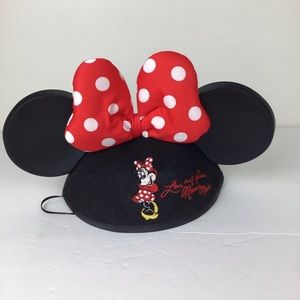 Walt Disney’s Minnie Mouse ears with bow.